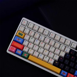 142 Keys PBT Custom Keycaps Dye Sub Cherry Prfoile Keycap Set Fit for 61/64/87/104/108 Cherry Mx Switches Mechanical Keyboard