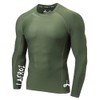 LAFROI Men's Long Sleeve UPF 50+ Baselayer Skins Performance Fit