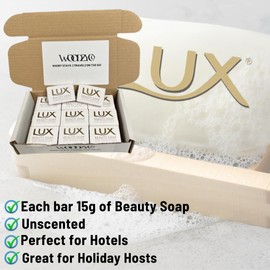 25 X Lux Pro Formula Beauty Guest Soap with Moisturisers - Supplied in a WoodzyCo Sustainable Recyclable Box