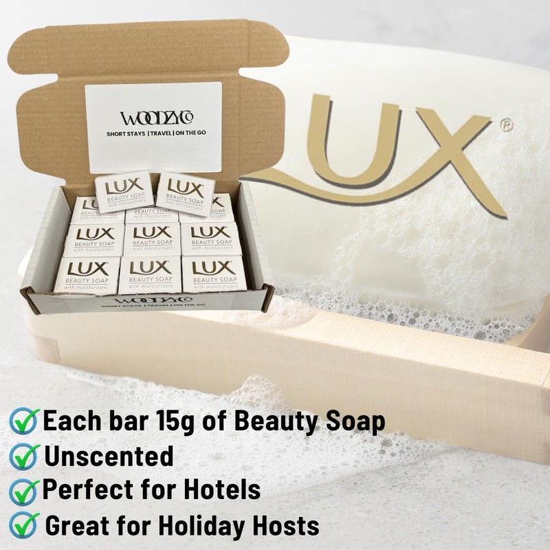 25 X Lux Pro Formula Beauty Guest Soap with Moisturisers
