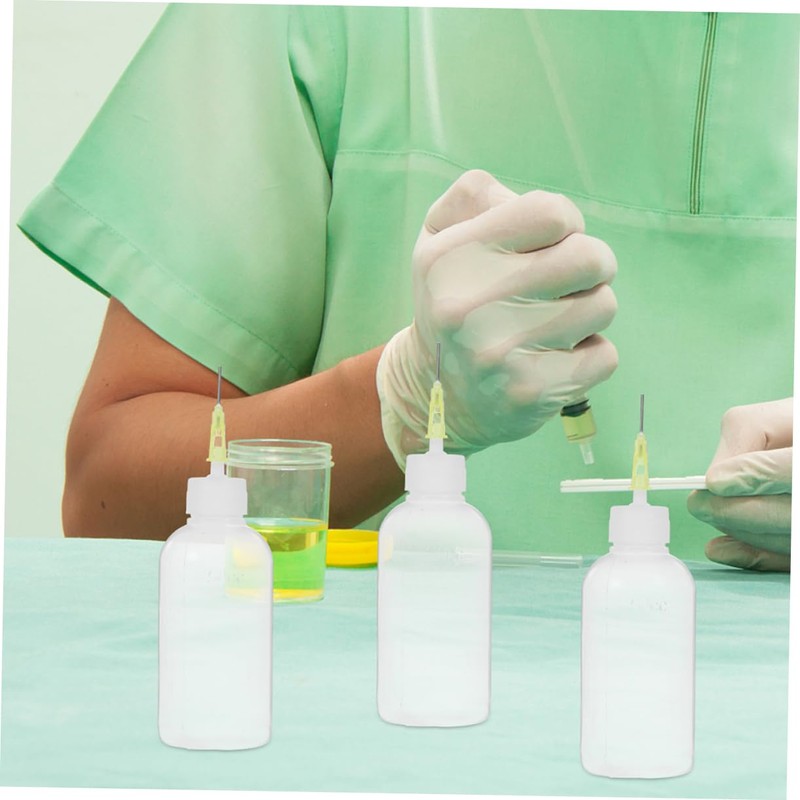 ULTECHNOVO 4pcs Precision Glue Squeeze Bottles with Needle Tips Applicator