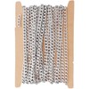 THREENEST 16.4-Feet Stainless Steel Curb Chains,Thick Decorative Cuban Twisted Links