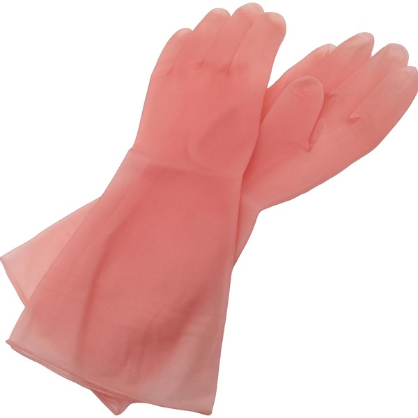 Amazing Harmony Rubber Gloves, Kitchen Cooking, Housework, Cleaning, Washing (L, Pink, Plain)