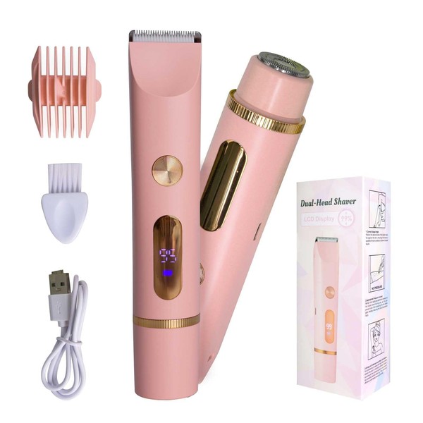 Xmusk Bikini Trimmer for Women with Digital Battery Display –