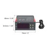 MECCANIXITY 2 Pack STC-1000 10A AC 110-120V Digital LED Temperature