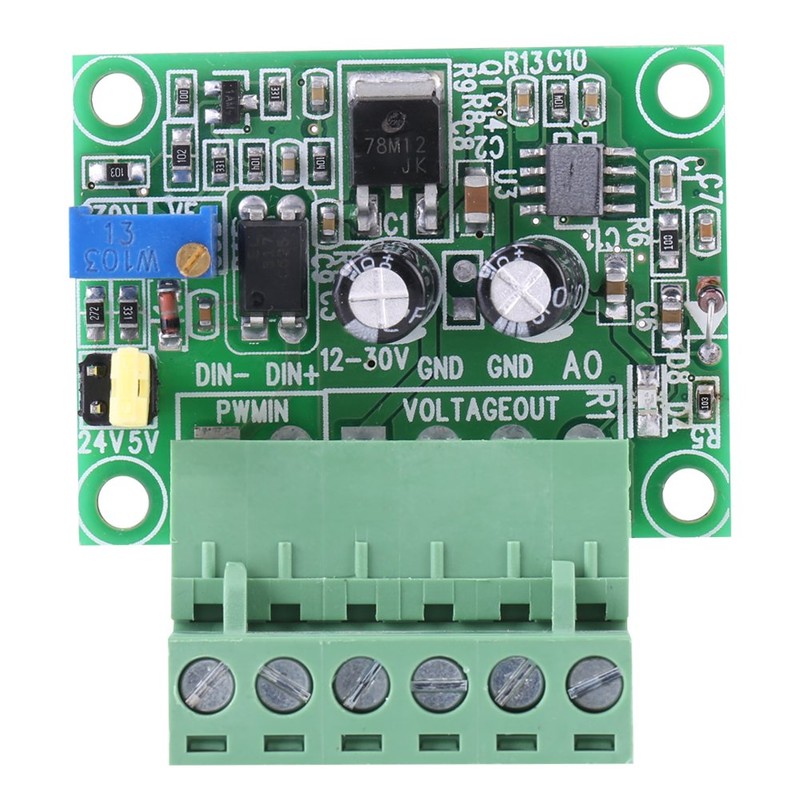 1-3KHZ 0-10V PWM-to- Voltage Module, Signal Digital Voltage Converter, PWM