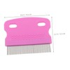 Hohopeti 2pcs Fine Tooth Combs for Dandruff Removal Hairdressing Tool