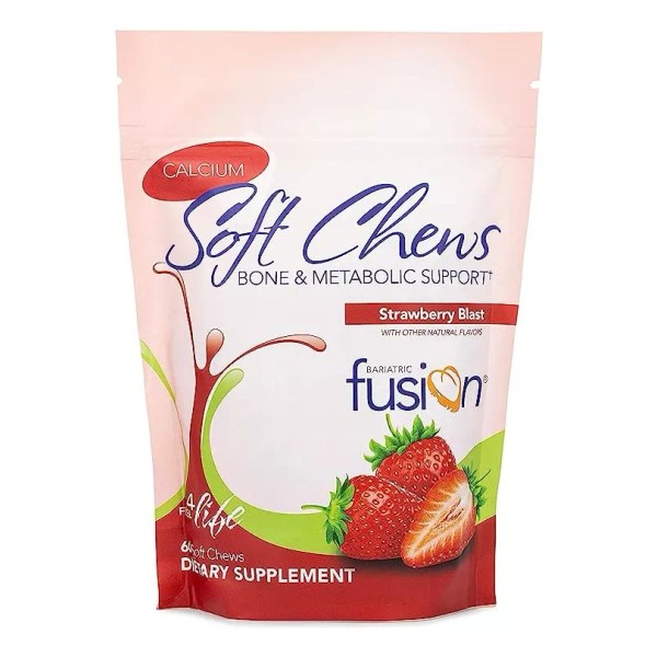 Bariatric Fusion Strawberry Calcium  60 Soft Chews