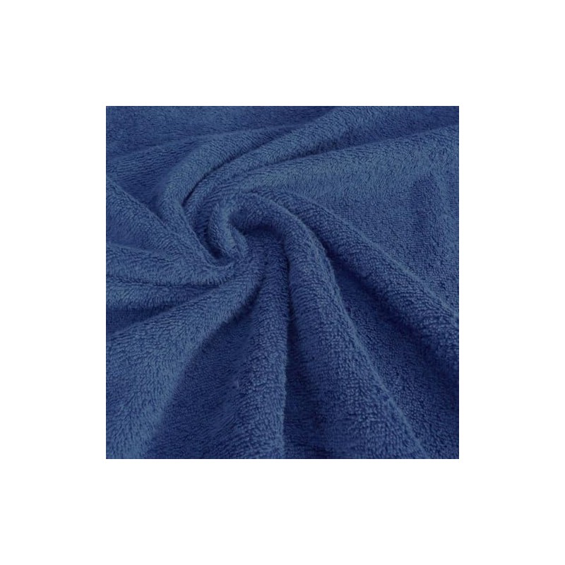 Terry Cloth Fabric, Cotton, 380 g/m², Dark Blue, Width 150