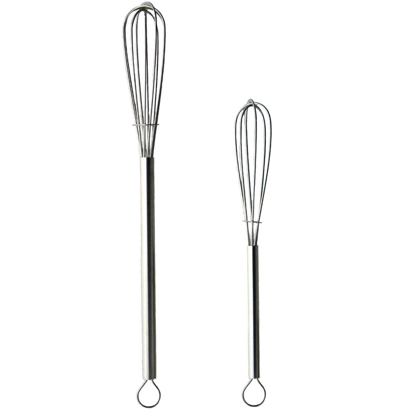 Nagao Tsubame Sanjo Whisk Utensil Mini 2-Piece Set, 18-8 Stainless