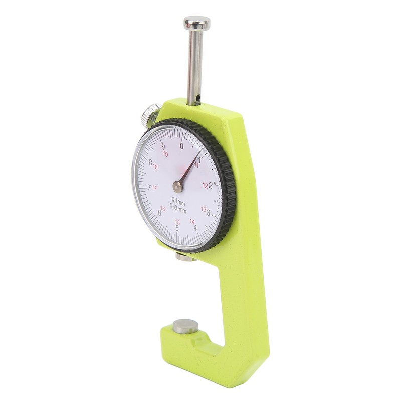 Thickness Gauge 0.1mm High Accuracy 0 to 20mm Range Round