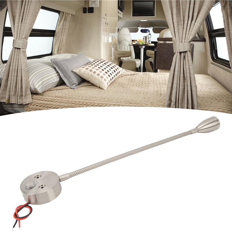 RV Reading Light LED Adjustable Brightness Touch Control Bedside Spotlight