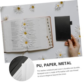 Operitacx 1 Satz Notizblock Arbeitsversorgung Haushaltsnotizbuch Kraft-notizbuch Bürozubehör Business-notizbuch Kleines Notizbuch Mini-spiralnotizbuch Papier Reisen Tasche Haftnotiz