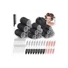 60 Tubos Para Rizar Cabello Abrazadera Plástica Para Cabello