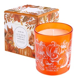 ROMIIE ZOI Scented Candle - Autumn Embrace - 6oz Soy Wax Candle for Autumn, Gift for Her/Him
