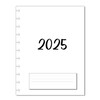 2025 Monthly Calendar Refills for 11-Disc Letter Size Planners. Fits:
