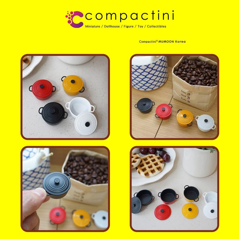 compactini Miniature Set 1:12 Scale Models Dollhouse Accessory Coffee Pot