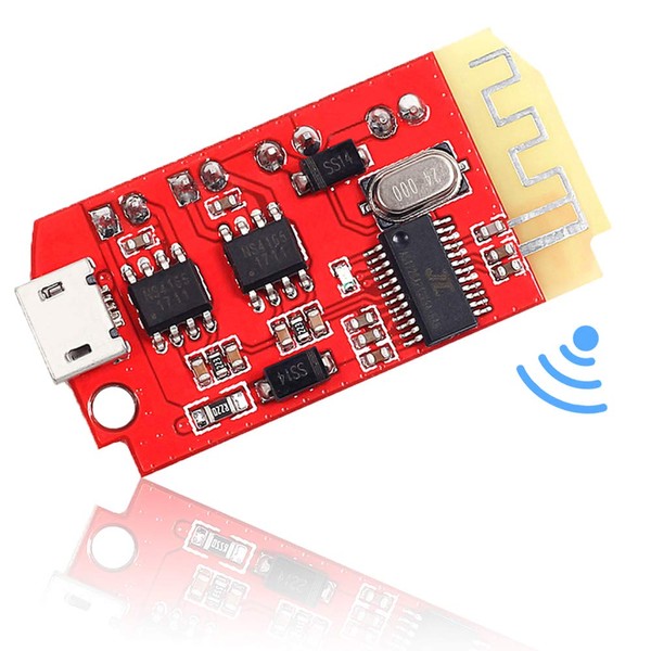 DONGKER Bluetooth Receiver Module, 5V Amplifier Board 5W, 2-Channel Stereo