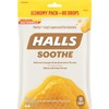 HALLS Soothe Honey Vanilla Flavor Cough Drops, Economy Pack 80