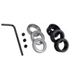 Bestgle Mini Bearings, Ball Bearings, 3 Pieces, Deep Groove Ball