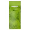 30 Cutlery Pockets with Napkin Apple Green Marbled 20 cm