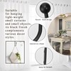 2 Pcs Small Curtain Tie Backs Hooks with 4 Pcs