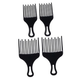 Healvian Detangle Wig Comb 4pc Wide Teeth Hair Comb Set Hair Styling Tool for Women Men