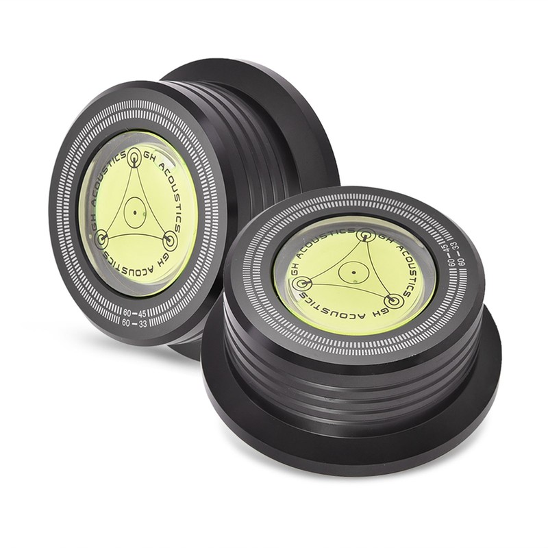 60Hz Turntable Disc Record Stabilizer Clamp with Bubble Level for