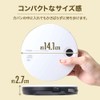 iimono117 Portable CD Player, Lightweight, Multifunctional, Compact, Repeat Playback, Anti-Skipping,