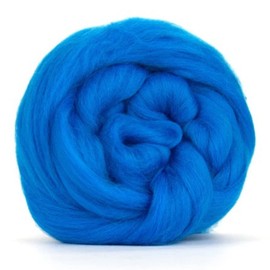 Merino Wool Roving | Premium Combed Wool Top | 22 Micron, Perfect for Felting Projects, Spinning, Wall Hangings and Tapestry (Mediterranean)