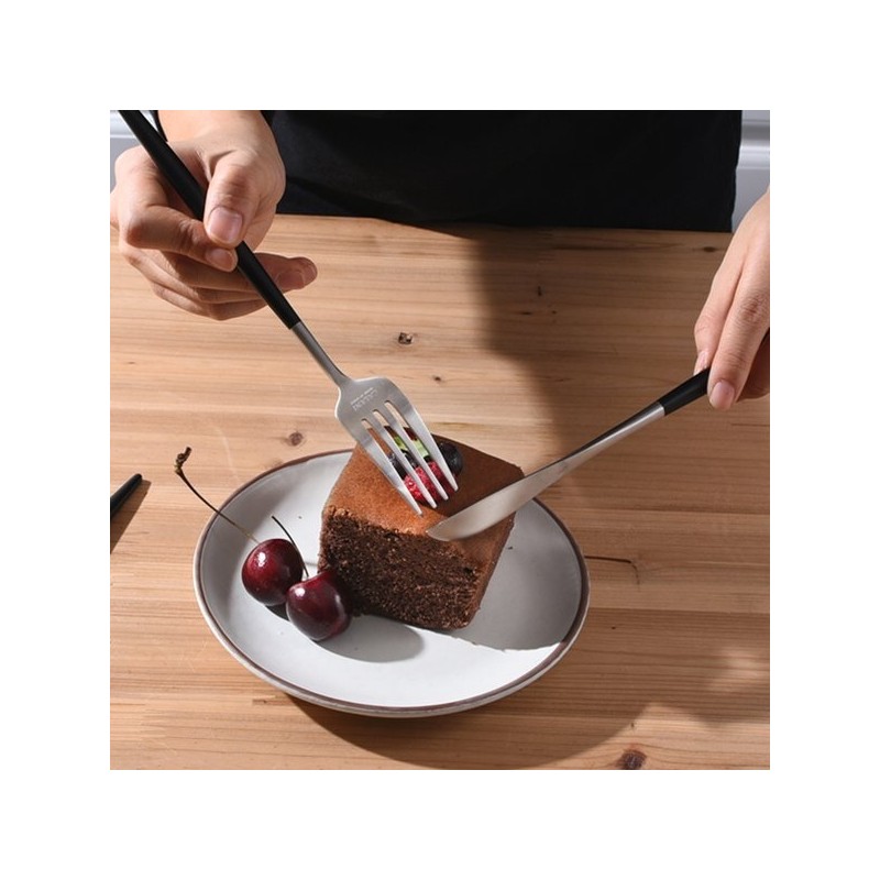 (Good Life Me) Fork and Knife Set Cutlery Salad Pasta