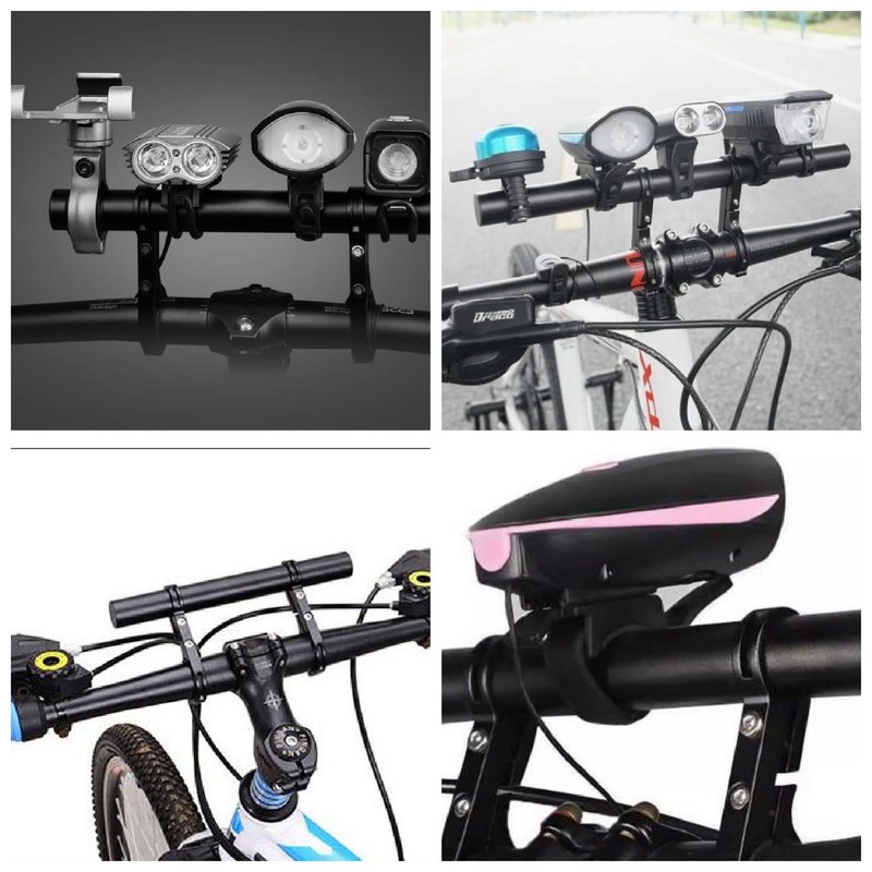 NINGVIHE Bike Handlebar Extender,Aluminum Alloy Handlebar Extensions Double Bike Handlebar
