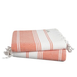 LANE LINEN 100% Cotton Turkish Beach Towel 2 Pack, Oversized Beach Towel 39"x71", Beach essentials For Women, Large Pool Towel, Absorbent & Quick Dry, Sand Free Beach Towel - Bird of Paradise