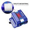 Mini Accordian, Kids Piano Percussion Accordion Musical Toy, Eco-Friendly Blue