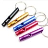 Metal Safety/Survival Whistle with Key Chain (Blue, Length 6.8CM)