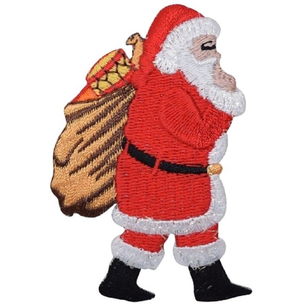 Patch Parlor Santa Claus Applique Patch - Bag of Toys,