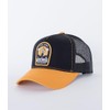 Hurley Men's M Live Aloha Trucker Cap, Black, One Size