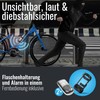Parkwächter B1 Bicycle Bottle Holder with Alarm, AirTag Bottle Holder,