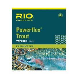 RIO Products Leaders Powerflex Knotless 7.5' 7X Leaders, Clear