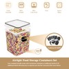 Wildone Large Food Storage Containers 5.2L /175oz, 4 Piece BPA