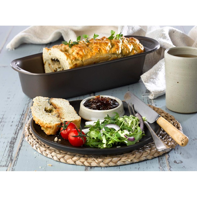 Pyrex asimetriA Metal Easy-Grip Loaf pan 26 cm, Brown, 1
