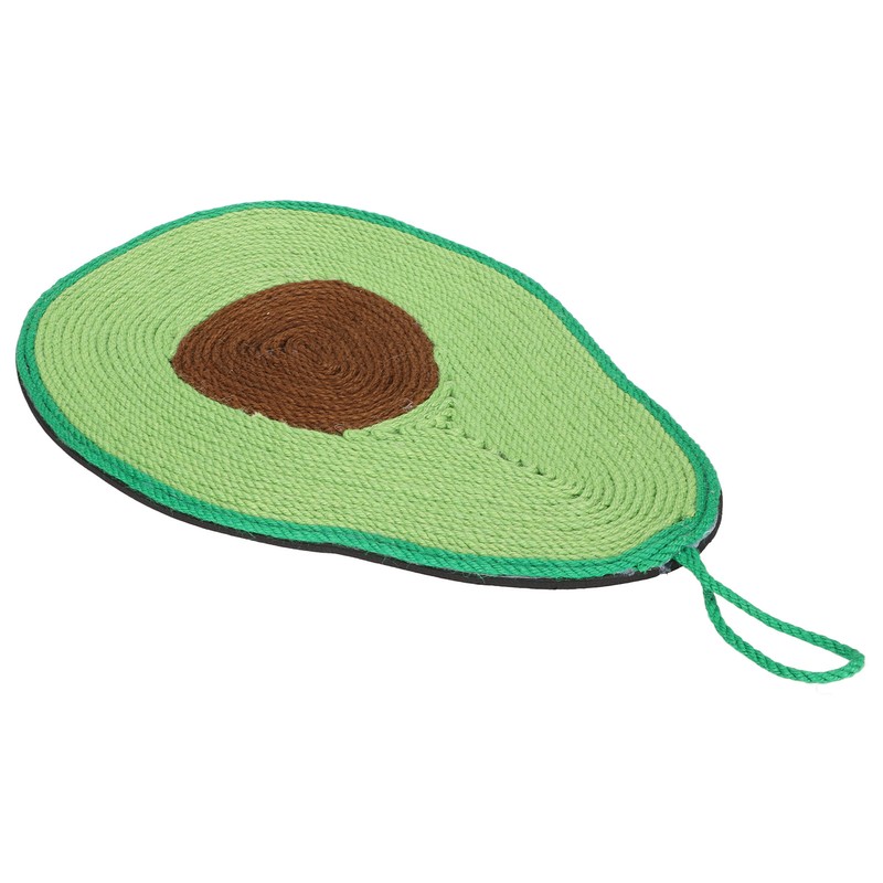 Cat Scratch Pad 28x43cm Avocado Shape Sisal EVA Scratch Resistant