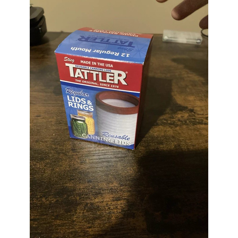Tattler Reusable Canning Lids Regular Mouth--Bulk Shipping Rate