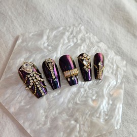 Martini handmade nail tips - Ballerina L / 마티니 수제네일팁 - 발레리나L