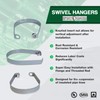 Highcraft ITSO-FQ34-10 Swivel Loop Pipe Hanger, Epoxy Coated Steel, 3/4