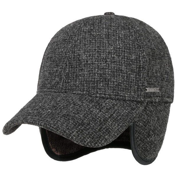 Stetson Vilson Men's Wool Cap with Ear Flaps, Made of