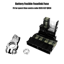 Fusible Fuselink - Fusible fusible con terminal de batería positiva para Nissan Quest Titan Sentra Cube EX35 G37 QX56, fusible de batería con tuercas reemplazar 24380-79915 2438079915 24340-7F000