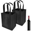 TIESOME 2 Pcs Wine Carrier Tote for travel, 6Bottle Wine