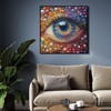 Impossible Puzzles for Adults1000 Pieces, Eye Colorful Gradient Crystal Diamond