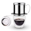 Vietnamese Coffee Drip Filter Maker with Universal Cup Stainless Steel